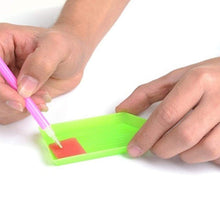 Carica l'immagine nel visualizzatore di Gallery, Fiore colorato - diamante rotondo pieno - 30x30cm