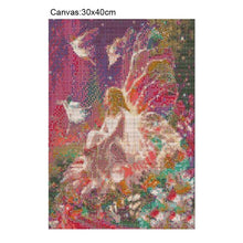 Carica l'immagine nel visualizzatore di Gallery, Fata - diamante rotondo - 40x30cm