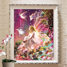 Carica l'immagine nel visualizzatore di Gallery, Fata - diamante rotondo - 40x30cm