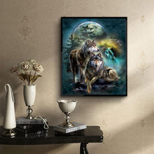 Carica l'immagine nel visualizzatore di Gallery, Lupo - diamante rotondo - 30x35cm