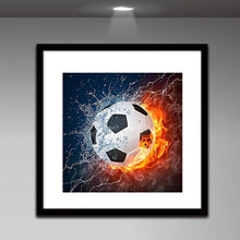 Carica l'immagine nel visualizzatore di Gallery, Calcio - diamante rotondo - 30x30cm