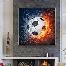 Carica l'immagine nel visualizzatore di Gallery, Calcio - diamante rotondo - 30x30cm