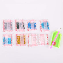 Carica l'immagine nel visualizzatore di Gallery, Albero rosso 5 - foto - diamante rotondo completo - 95x45cm