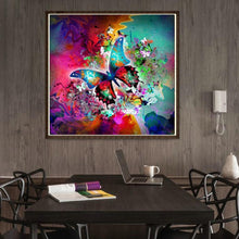 Carica l'immagine nel visualizzatore di Gallery, Farfalla - diamante rotondo - 30x30cm