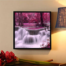 Carica l'immagine nel visualizzatore di Gallery, Cascata - diamante rotondo - 30x30cm