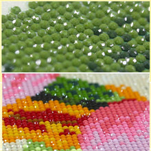 Carica l'immagine nel visualizzatore di Gallery, Dolphin - pittura di diamante rotonda trapano completo - 30x30cm