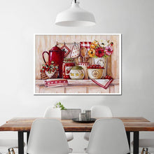 Carica l'immagine nel visualizzatore di Gallery, Cucina - diamante rotondo completo - 30x40cm
