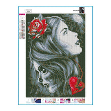 Carica l'immagine nel visualizzatore di Gallery, Strega di bellezza - diamante rotondo pieno - 30x40cm