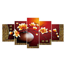 Carica l'immagine nel visualizzatore di Gallery, 5pcs/set vaso - diamante rotondo - 95x45cm