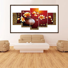 Carica l'immagine nel visualizzatore di Gallery, 5pcs/set vaso - diamante rotondo - 95x45cm