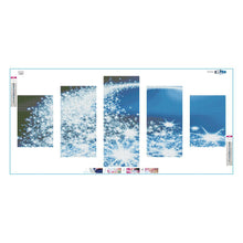 Carica l'immagine nel visualizzatore di Gallery, 5pcs/set starlight - diamante rotondo - 95x45cm