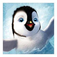 Carica l'immagine nel visualizzatore di Gallery, Pinguino - diamante rotondo - 30x30cm