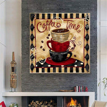 Carica l'immagine nel visualizzatore di Gallery, Caff¨¨ retr¨° - diamante rotondo - 30x30cm