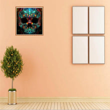 Carica l'immagine nel visualizzatore di Gallery, Teschio di novit¨¤ - diamante rotondo - 30x30cm