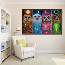 Carica l'immagine nel visualizzatore di Gallery, 4pcs 4 stagioni aquila - diamante rotondo completo -