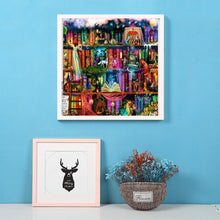 Carica l'immagine nel visualizzatore di Gallery, Libri di fantasia - diamante rotondo completo - 30x30cm