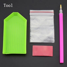 Carica l'immagine nel visualizzatore di Gallery, Nota musicale colorata - pittura completa di diamanti - 30x30cm