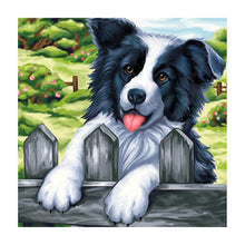 Carica l'immagine nel visualizzatore di Gallery, Cane - diamante rotondo - 25x25cm