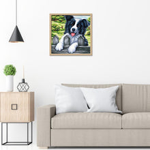 Carica l'immagine nel visualizzatore di Gallery, Cane - diamante rotondo - 25x25cm
