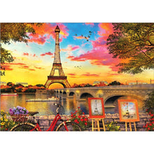 Carica l'immagine nel visualizzatore di Gallery, Torre di Parigi - diamante rotondo pieno - 40x30cm