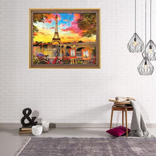 Carica l'immagine nel visualizzatore di Gallery, Torre di Parigi - diamante rotondo pieno - 40x30cm