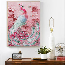 Carica l'immagine nel visualizzatore di Gallery, Pisello rosa - pittura di diamante completa - 40x30cm