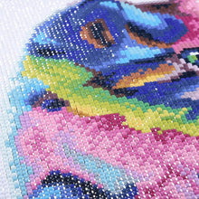 Carica l'immagine nel visualizzatore di Gallery, Gatto a colori - diamante quadrato pieno - 25x25cm