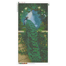 Carica l'immagine nel visualizzatore di Gallery, Pavone - diamante rotondo - 50x95cm