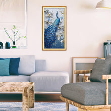 Carica l'immagine nel visualizzatore di Gallery, Pavone - diamante rotondo - 50x95cm