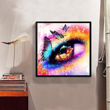 Carica l'immagine nel visualizzatore di Gallery, Occhio di fantasia - pittura di diamante completo - 30x30cm