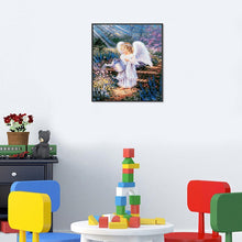 Carica l'immagine nel visualizzatore di Gallery, Angelo ingrica - diamante rotondo - 25x30cm