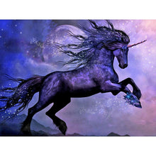 Carica l'immagine nel visualizzatore di Gallery, Cavallo - diamante rotondo - 40x30cm