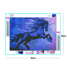 Carica l'immagine nel visualizzatore di Gallery, Cavallo - diamante rotondo - 40x30cm