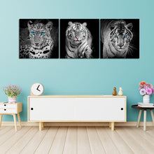 Carica l'immagine nel visualizzatore di Gallery, 3pcs/set animali - Diamante quadrato pieno - 80x30cm