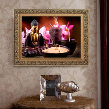 Carica l'immagine nel visualizzatore di Gallery, Buddha - diamante rotondo - 40x30cm