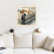 Carica l'immagine nel visualizzatore di Gallery, Cane - diamante rotondo pieno - 30x30cm