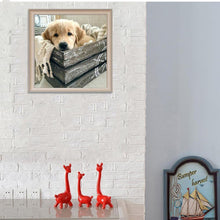 Carica l'immagine nel visualizzatore di Gallery, Cane - diamante rotondo pieno - 30x30cm