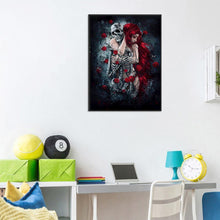 Carica l'immagine nel visualizzatore di Gallery, Teschio di bellezza - diamante rotondo pieno - 30x40cm