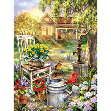 Carica l'immagine nel visualizzatore di Gallery, Giardino del sole - pittura completa di diamanti - 30x40cm