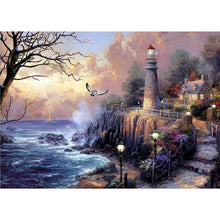 Carica l'immagine nel visualizzatore di Gallery, Villaggio di fantasia - diamante rotondo pieno - 40x30cm