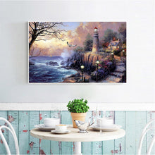 Carica l'immagine nel visualizzatore di Gallery, Villaggio di fantasia - diamante rotondo pieno - 40x30cm