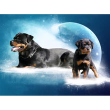 Carica l'immagine nel visualizzatore di Gallery, Cane - diamante rotondo - 40x30cm