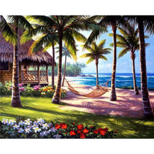 Carica l'immagine nel visualizzatore di Gallery, Paesaggio marino - diamante rotondo pieno - 40x30cm