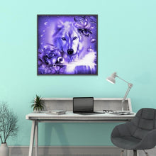 Carica l'immagine nel visualizzatore di Gallery, Lupo - diamante rotondo - 30x30cm