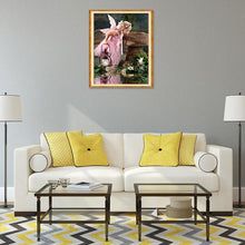 Carica l'immagine nel visualizzatore di Gallery, Ragazza delle fiabe - diamante rotondo - 40x30cm