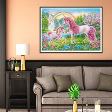 Carica l'immagine nel visualizzatore di Gallery, Cavallo - diamante rotondo - 40x30cm