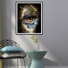 Carica l'immagine nel visualizzatore di Gallery, Occhio - diamante rotondo - 30x40cm