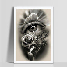 Carica l'immagine nel visualizzatore di Gallery, Occhio - diamante rotondo - 30x40cm