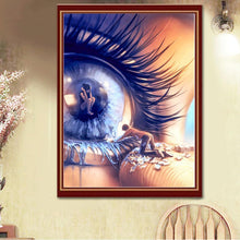 Carica l'immagine nel visualizzatore di Gallery, Occhio - diamante rotondo - 40x30cm