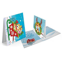 Carica l'immagine nel visualizzatore di Gallery, 8PCS/SET 3D CHRISTMAS GREETING CARDS DIAMOND PAINTING